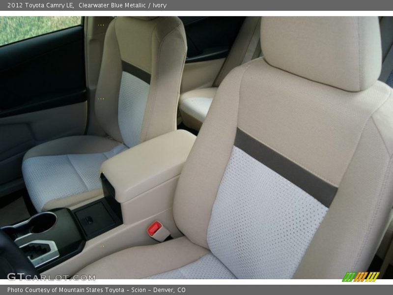 Clearwater Blue Metallic / Ivory 2012 Toyota Camry LE
