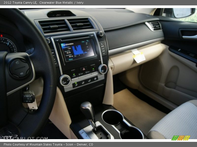 Clearwater Blue Metallic / Ivory 2012 Toyota Camry LE
