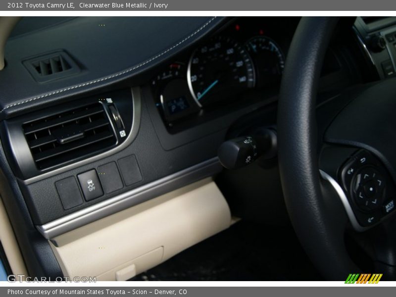Clearwater Blue Metallic / Ivory 2012 Toyota Camry LE