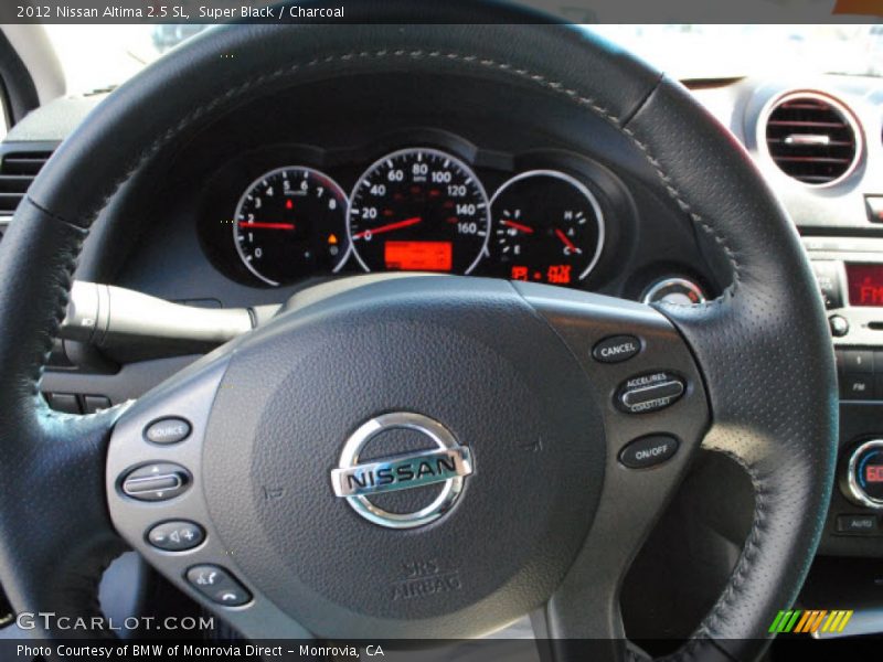 Super Black / Charcoal 2012 Nissan Altima 2.5 SL
