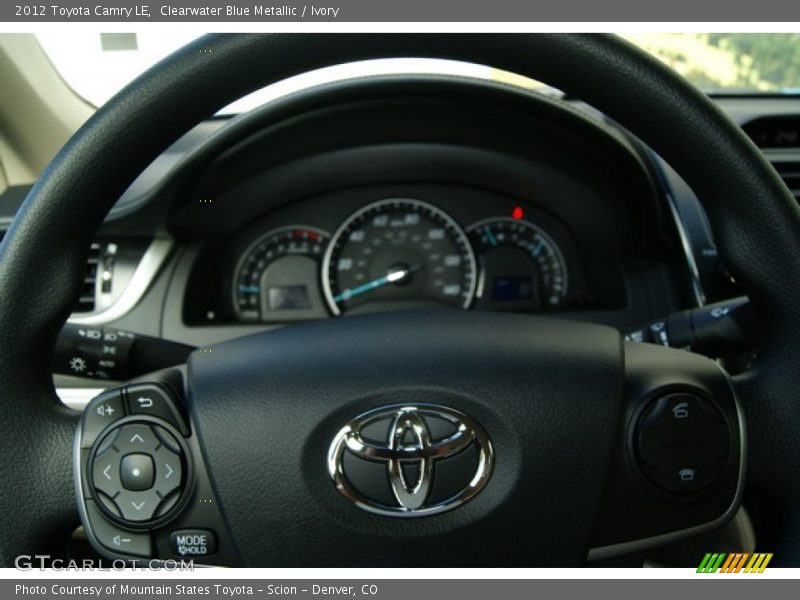 Clearwater Blue Metallic / Ivory 2012 Toyota Camry LE