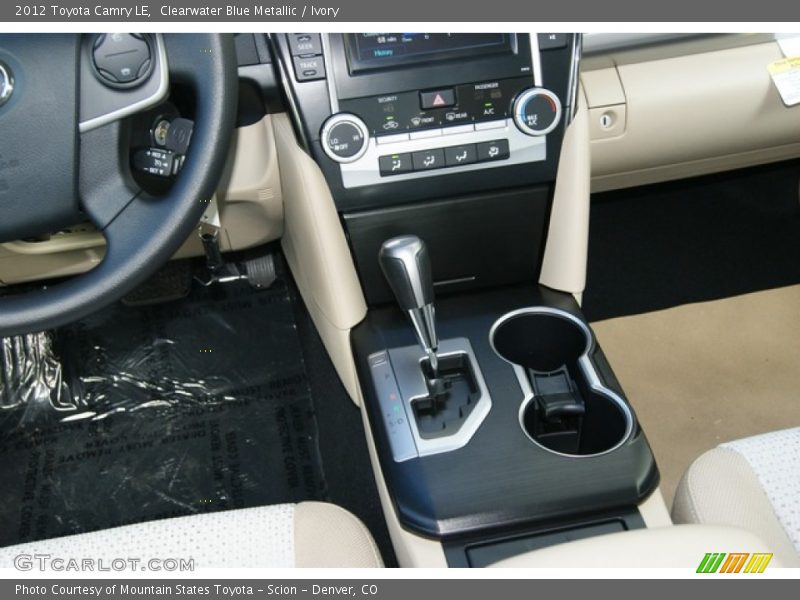 Clearwater Blue Metallic / Ivory 2012 Toyota Camry LE