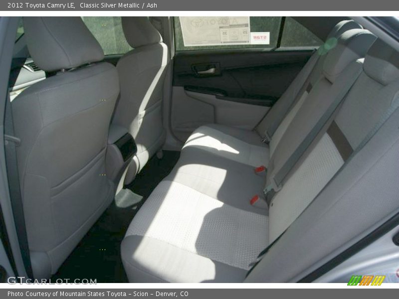 Classic Silver Metallic / Ash 2012 Toyota Camry LE