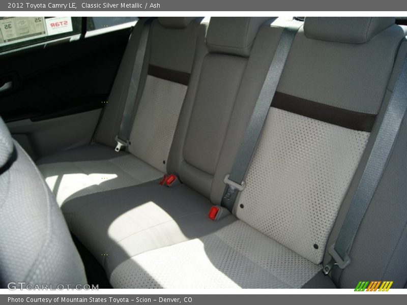 Classic Silver Metallic / Ash 2012 Toyota Camry LE