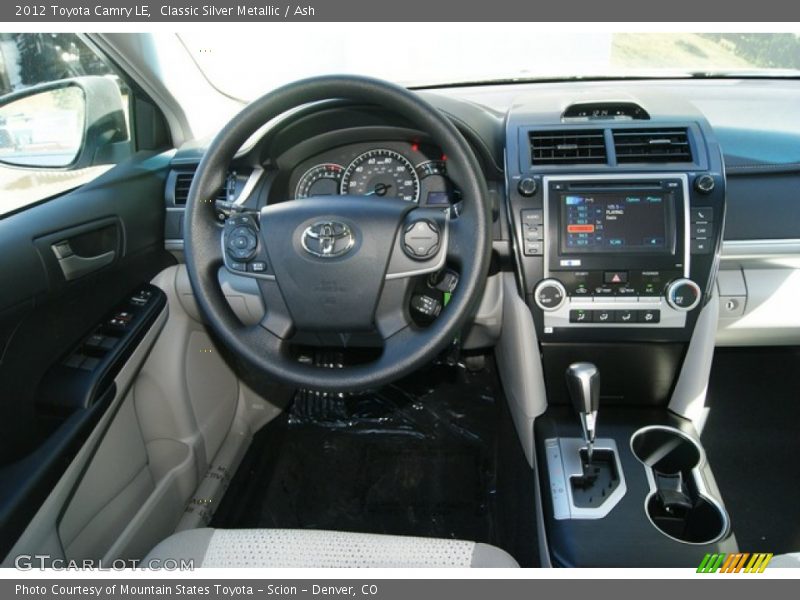 Dashboard of 2012 Camry LE