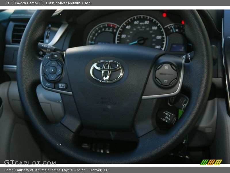Classic Silver Metallic / Ash 2012 Toyota Camry LE