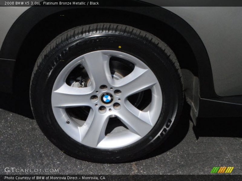 Platinum Bronze Metallic / Black 2008 BMW X5 3.0si