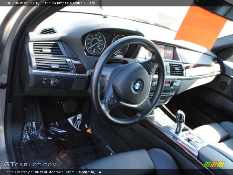 Platinum Bronze Metallic / Black 2008 BMW X5 3.0si