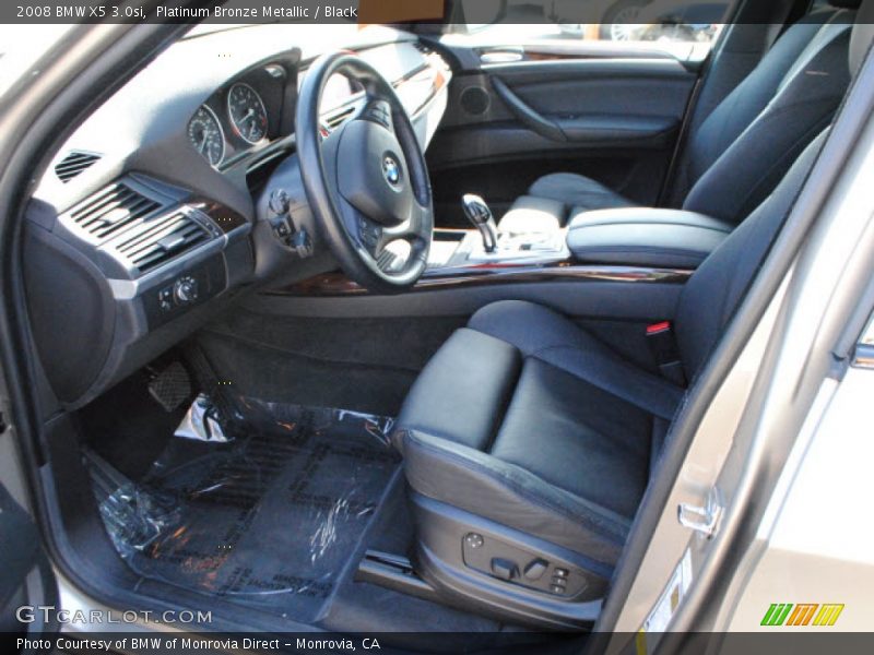 Platinum Bronze Metallic / Black 2008 BMW X5 3.0si