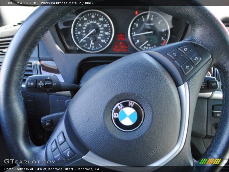 Platinum Bronze Metallic / Black 2008 BMW X5 3.0si
