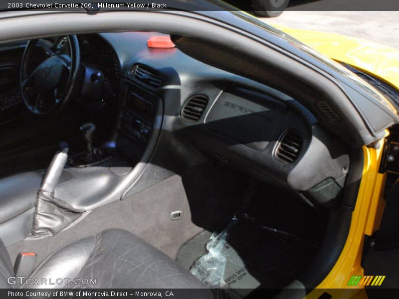 Millenium Yellow / Black 2003 Chevrolet Corvette Z06