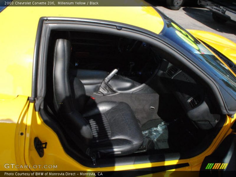 Millenium Yellow / Black 2003 Chevrolet Corvette Z06