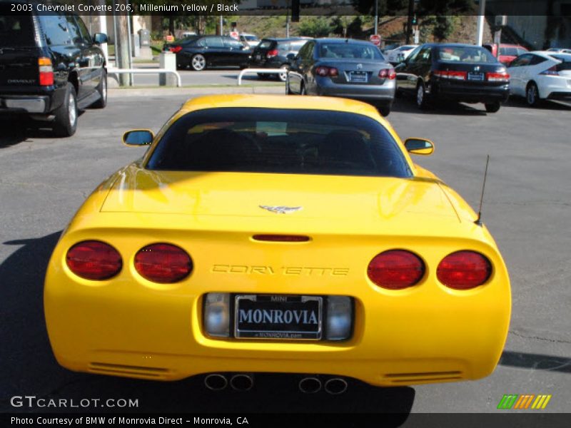Millenium Yellow / Black 2003 Chevrolet Corvette Z06