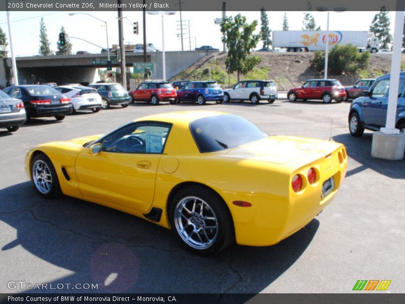 Millenium Yellow / Black 2003 Chevrolet Corvette Z06