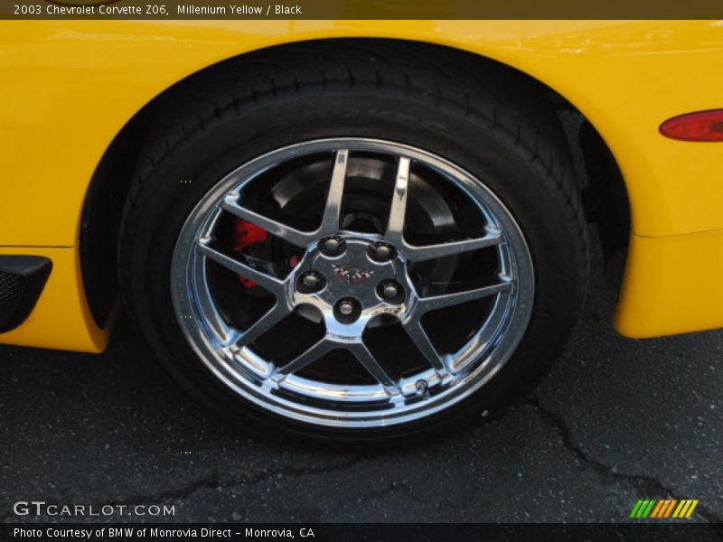 Millenium Yellow / Black 2003 Chevrolet Corvette Z06