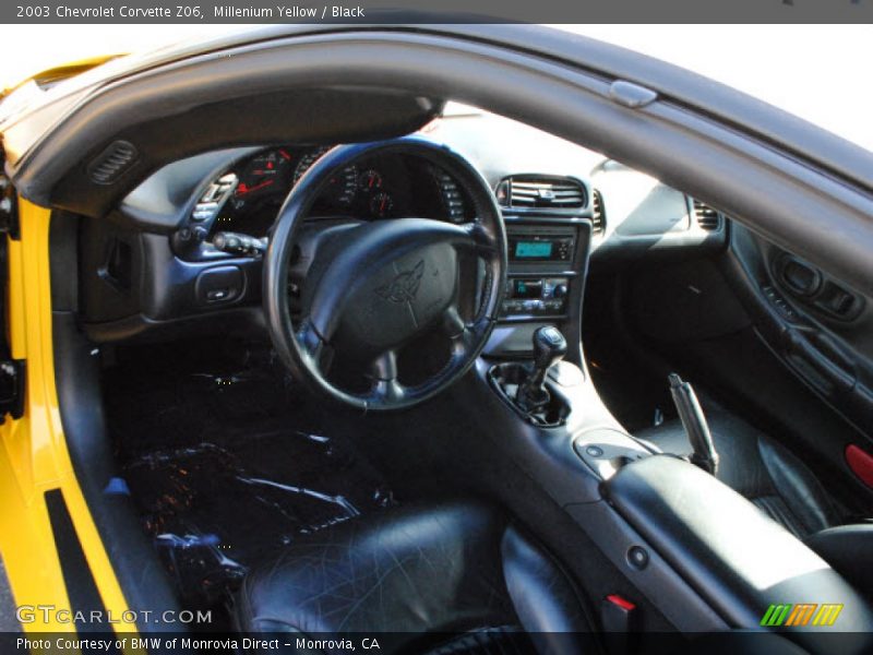 Millenium Yellow / Black 2003 Chevrolet Corvette Z06