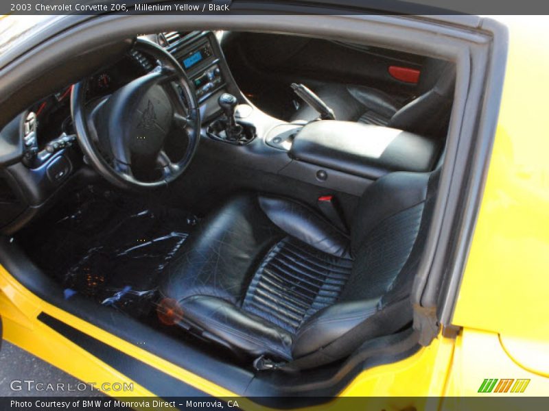 Millenium Yellow / Black 2003 Chevrolet Corvette Z06