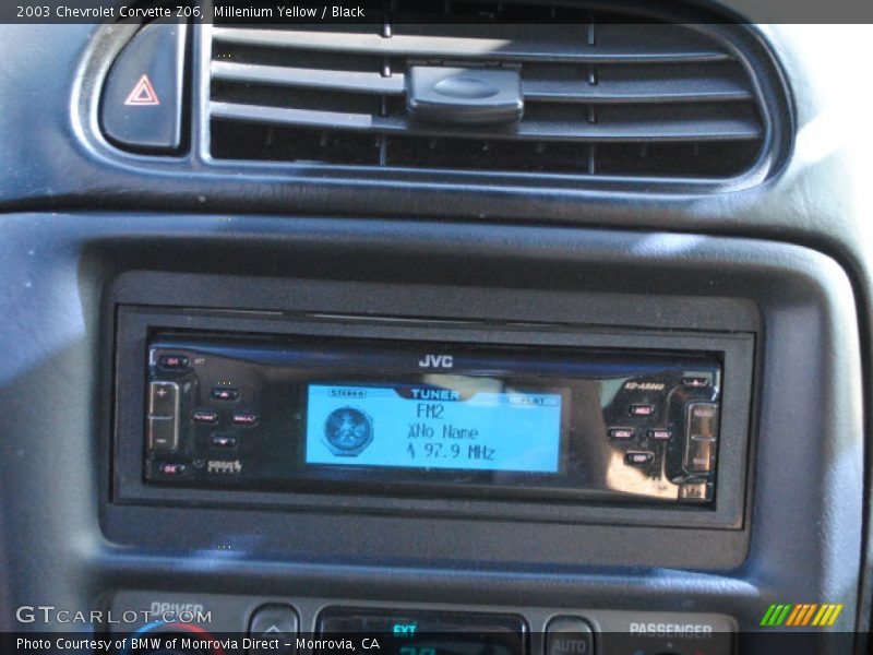Millenium Yellow / Black 2003 Chevrolet Corvette Z06