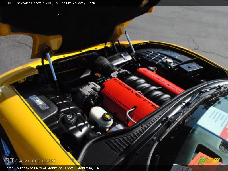 Millenium Yellow / Black 2003 Chevrolet Corvette Z06