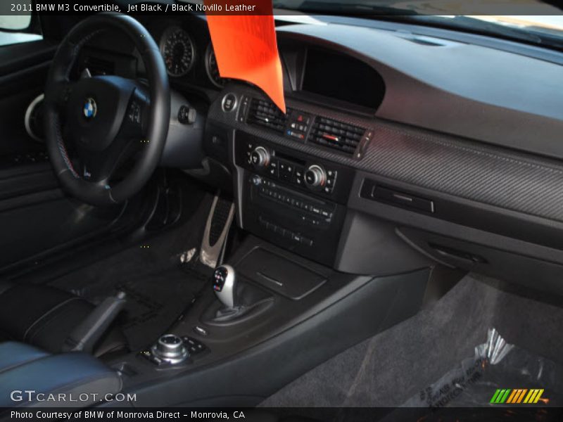 Jet Black / Black Novillo Leather 2011 BMW M3 Convertible