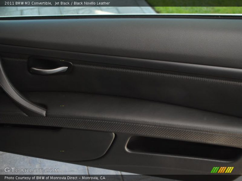 Jet Black / Black Novillo Leather 2011 BMW M3 Convertible