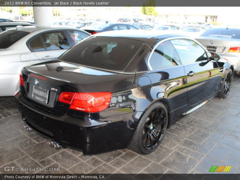 Jet Black / Black Novillo Leather 2011 BMW M3 Convertible