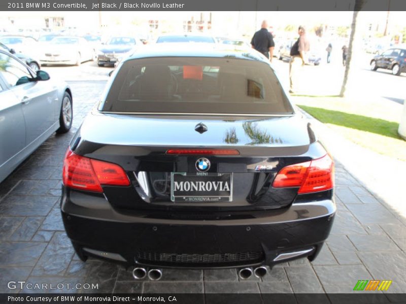 Jet Black / Black Novillo Leather 2011 BMW M3 Convertible