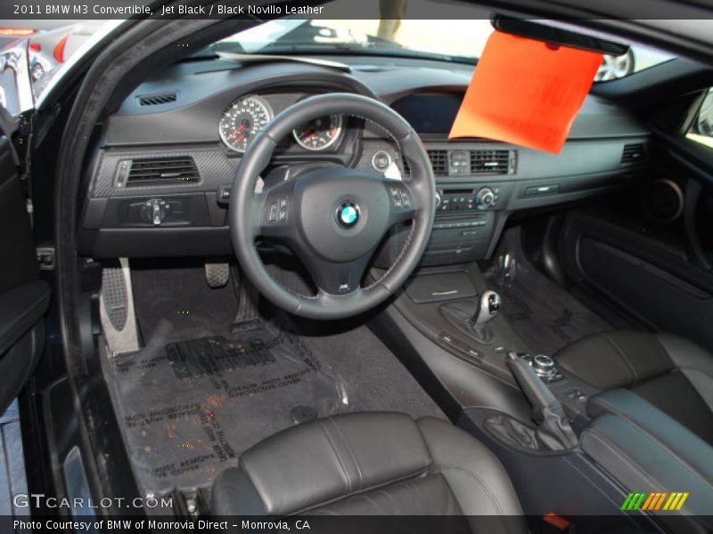 Jet Black / Black Novillo Leather 2011 BMW M3 Convertible