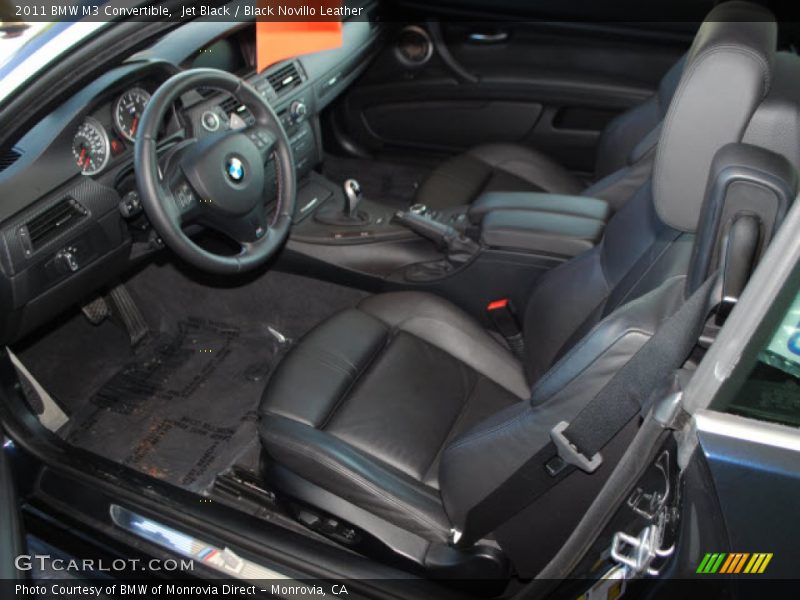  2011 M3 Convertible Black Novillo Leather Interior