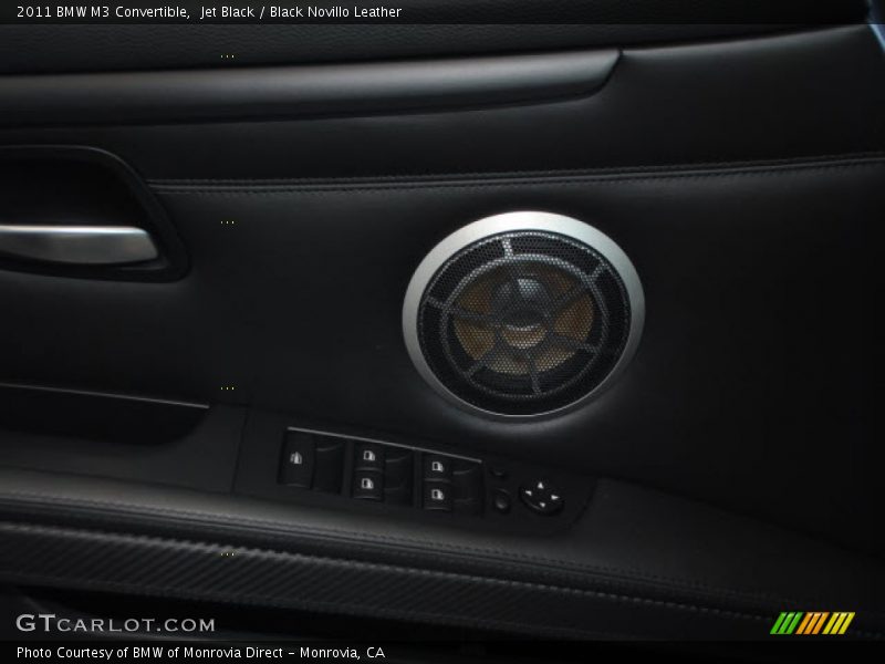 Jet Black / Black Novillo Leather 2011 BMW M3 Convertible