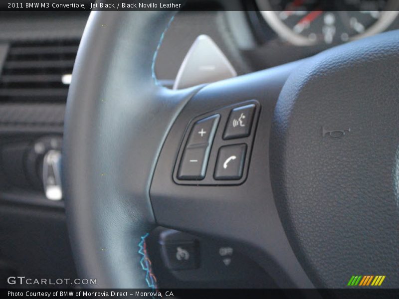 Jet Black / Black Novillo Leather 2011 BMW M3 Convertible