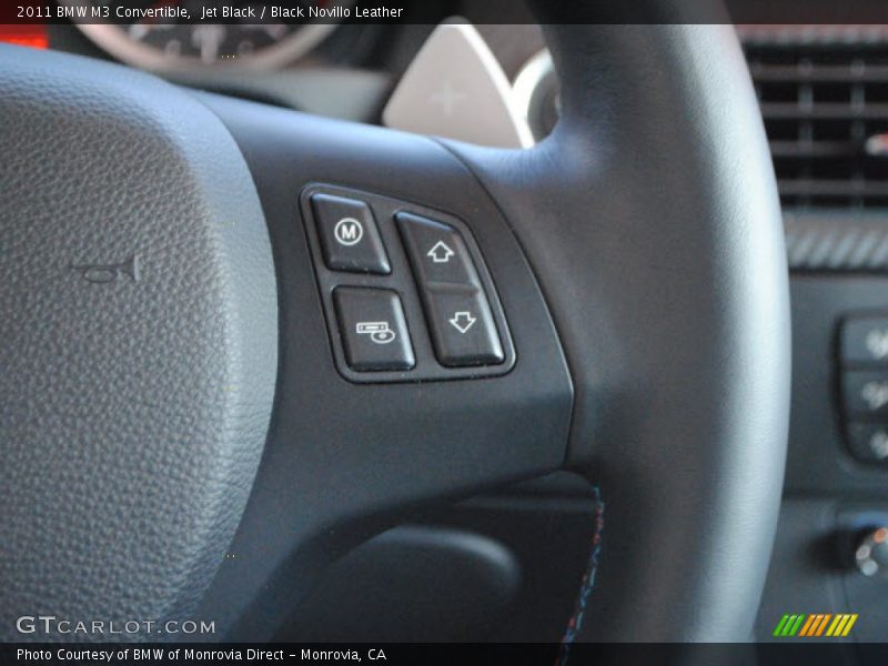 Jet Black / Black Novillo Leather 2011 BMW M3 Convertible