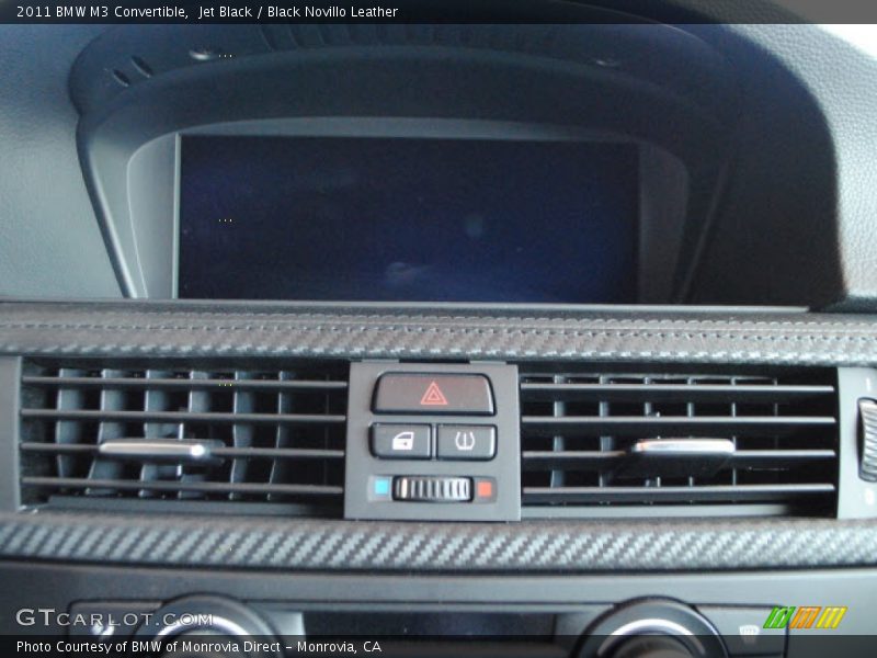 Jet Black / Black Novillo Leather 2011 BMW M3 Convertible