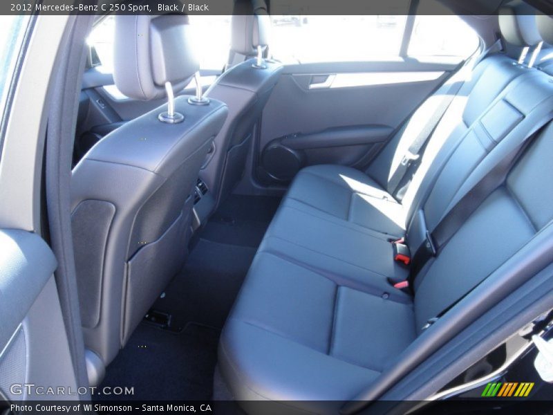  2012 C 250 Sport Black Interior