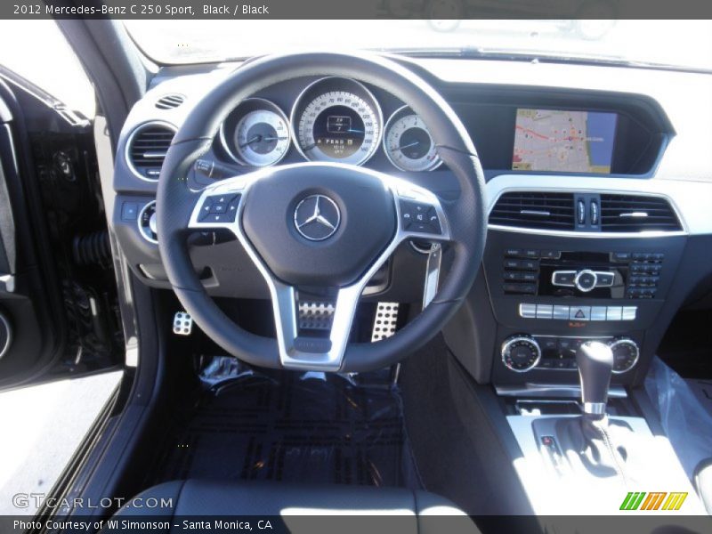 Dashboard of 2012 C 250 Sport