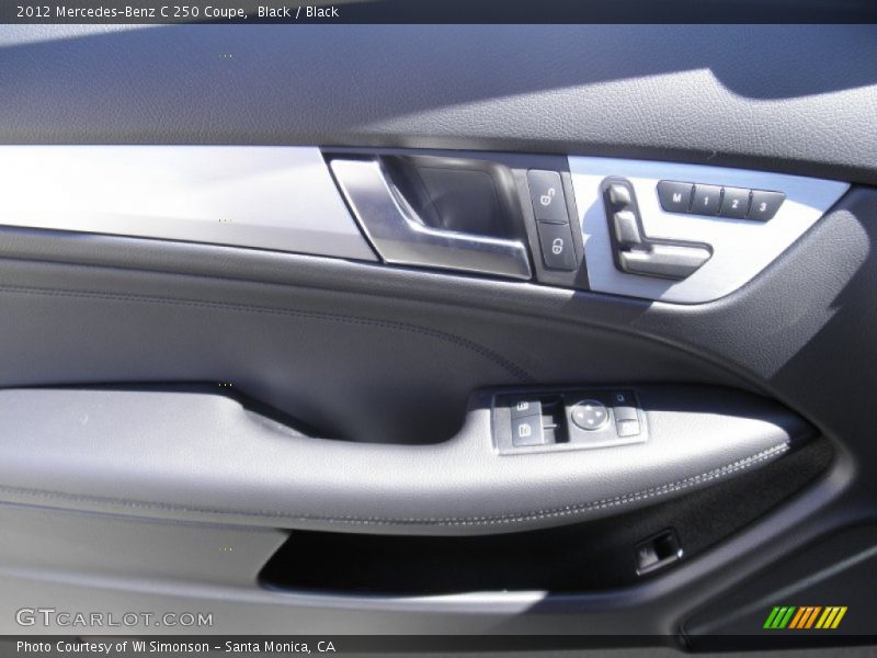 Black / Black 2012 Mercedes-Benz C 250 Coupe