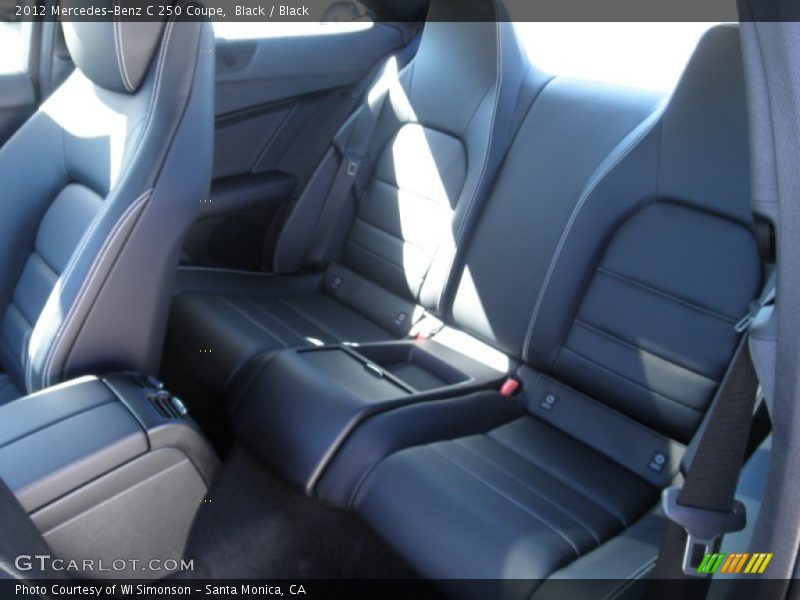 Black / Black 2012 Mercedes-Benz C 250 Coupe