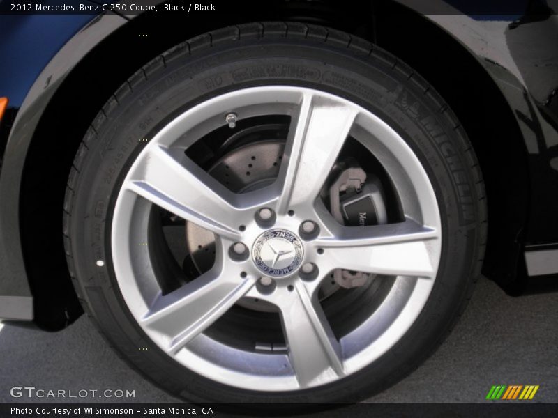Black / Black 2012 Mercedes-Benz C 250 Coupe