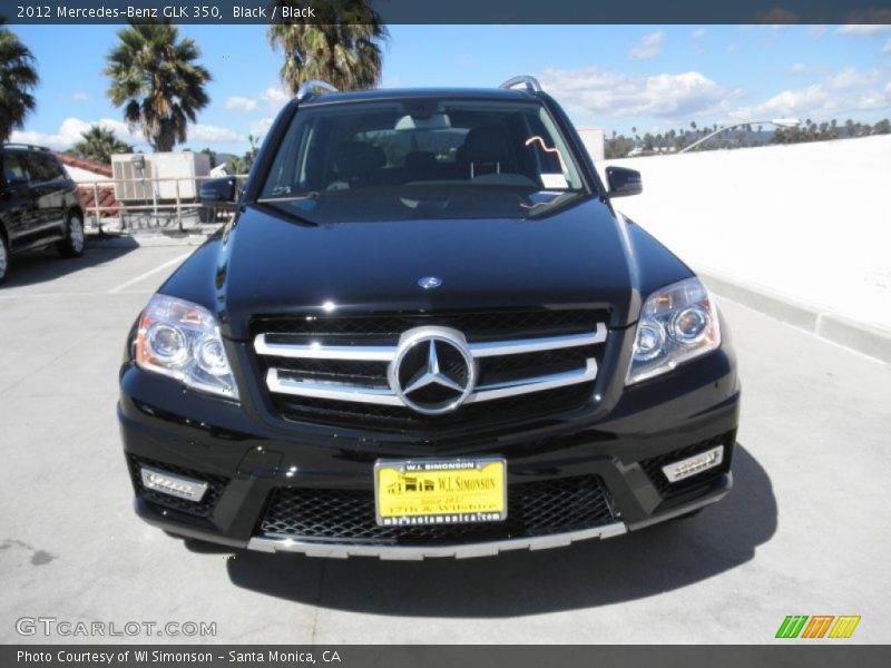 Black / Black 2012 Mercedes-Benz GLK 350