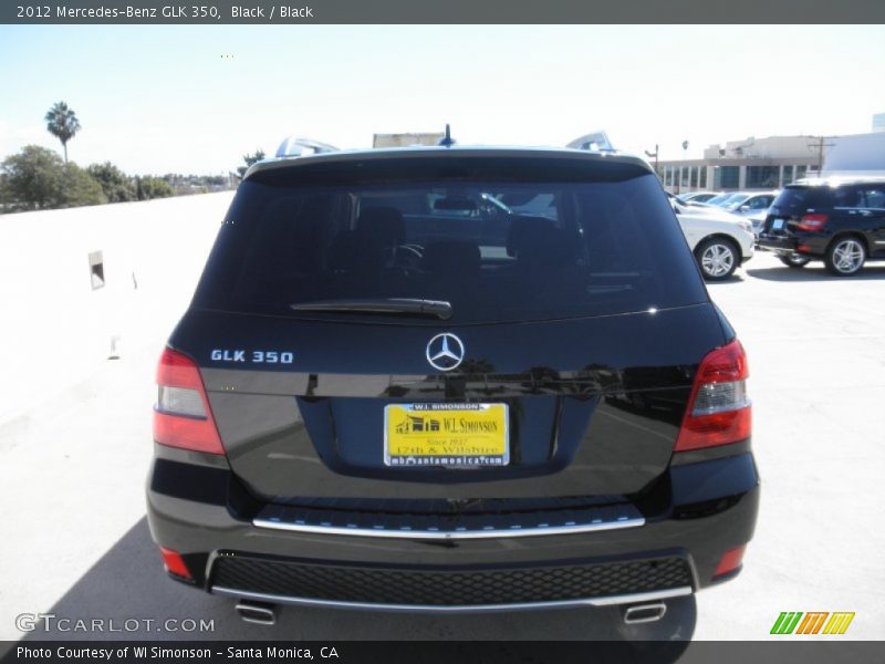 Black / Black 2012 Mercedes-Benz GLK 350