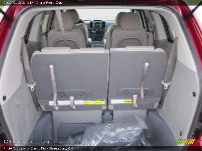 Claret Red / Gray 2012 Kia Sedona LX