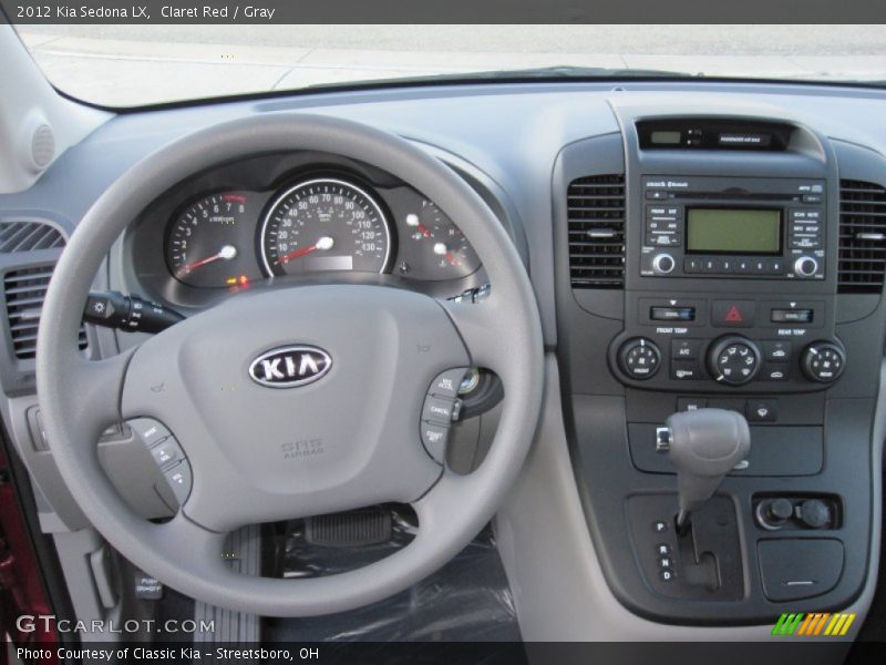 Dashboard of 2012 Sedona LX
