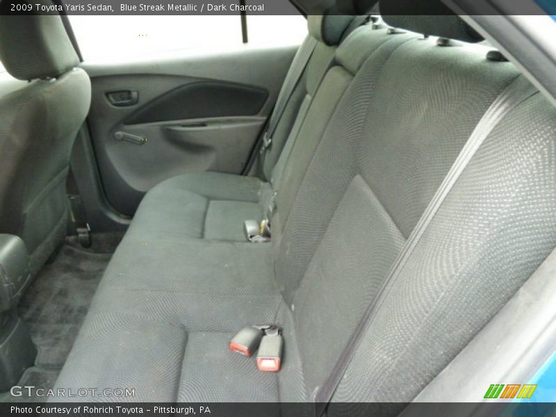 Blue Streak Metallic / Dark Charcoal 2009 Toyota Yaris Sedan