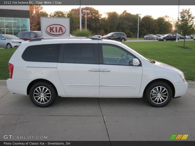  2012 Sedona EX Clear White