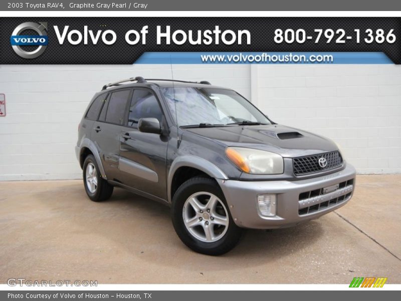 Graphite Gray Pearl / Gray 2003 Toyota RAV4