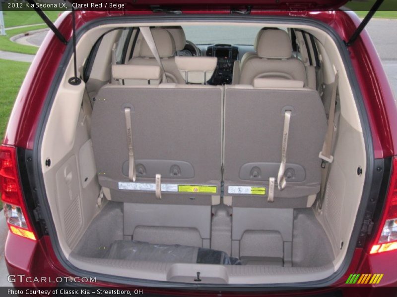 Claret Red / Beige 2012 Kia Sedona LX