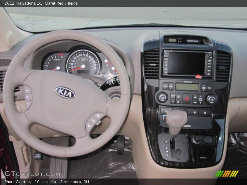 Claret Red / Beige 2012 Kia Sedona LX