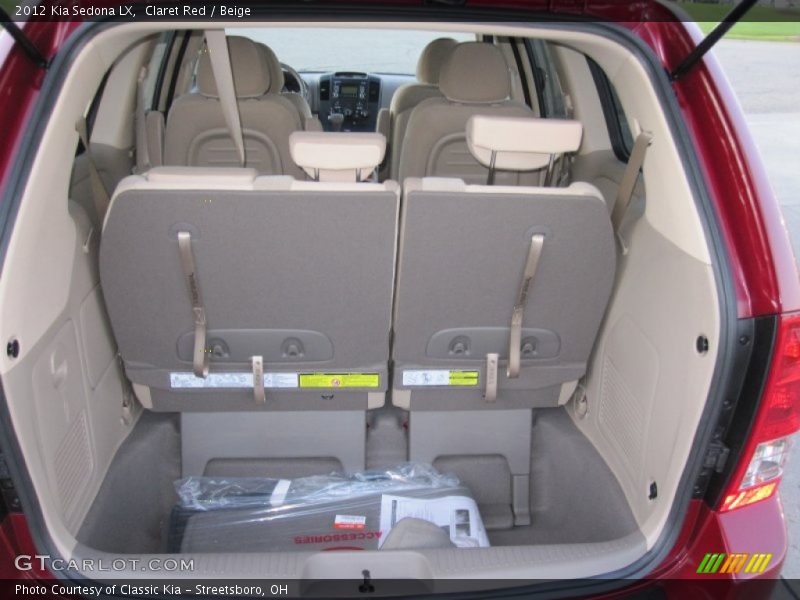 Claret Red / Beige 2012 Kia Sedona LX