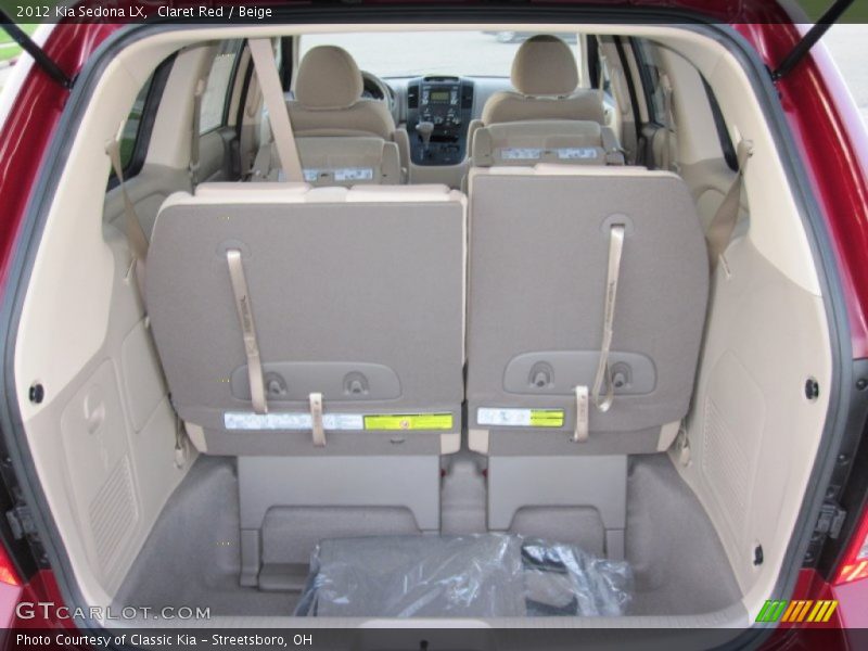 Claret Red / Beige 2012 Kia Sedona LX