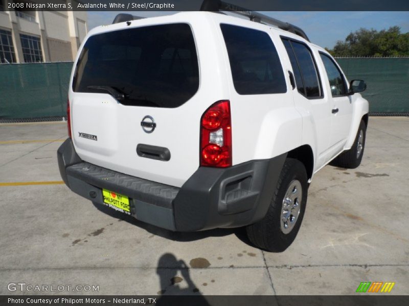 Avalanche White / Steel/Graphite 2008 Nissan Xterra S